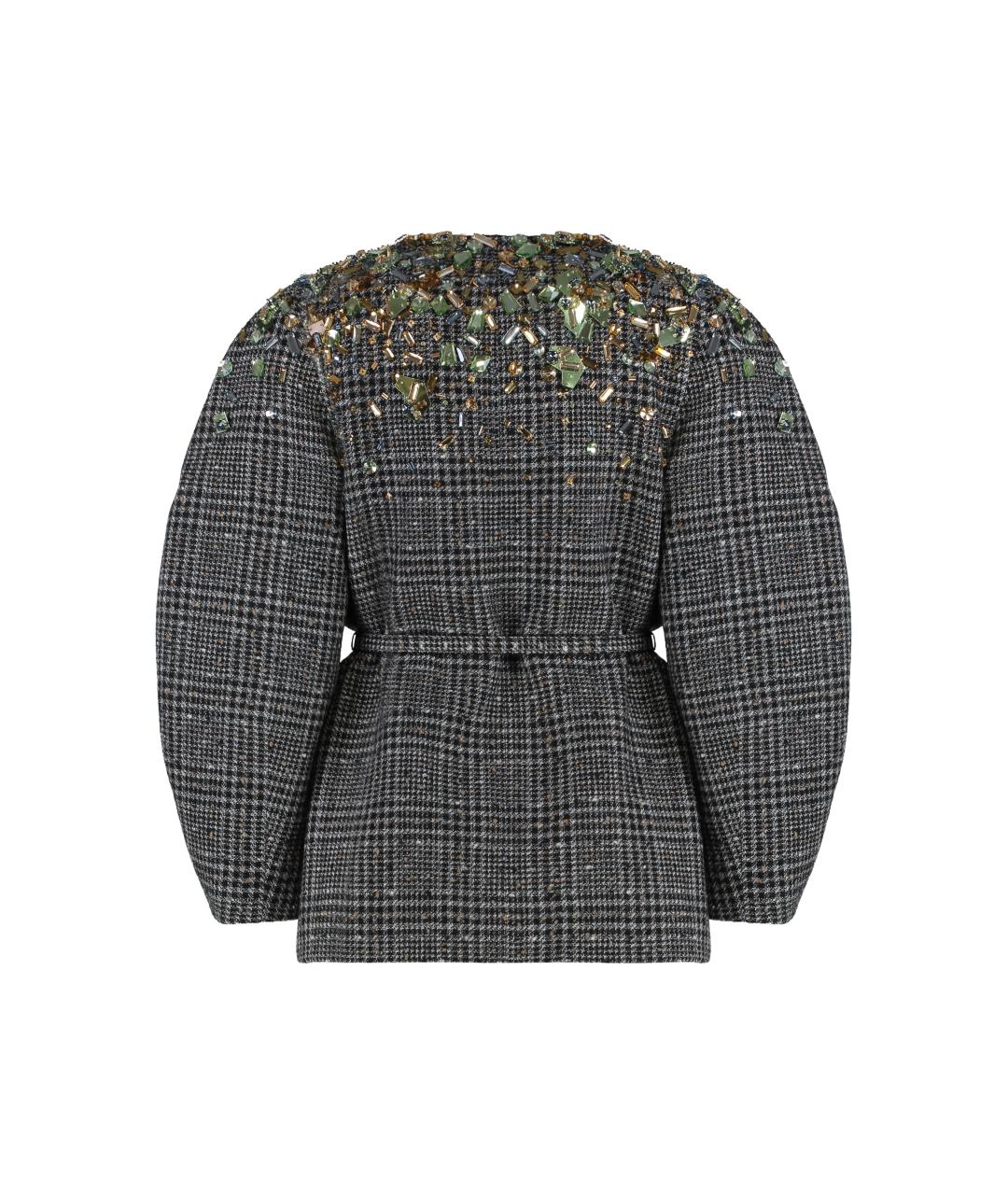 FENDI Серая шерстяная куртка, фото 2