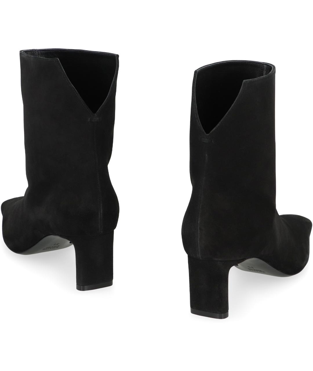 KHAITE Черные замшевые ботильоны, фото 4