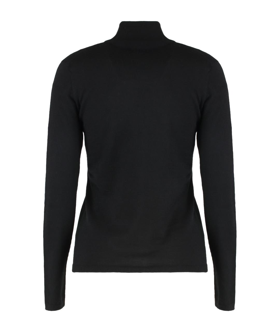 MAX MARA Черная кашемировая водолазка, фото 2