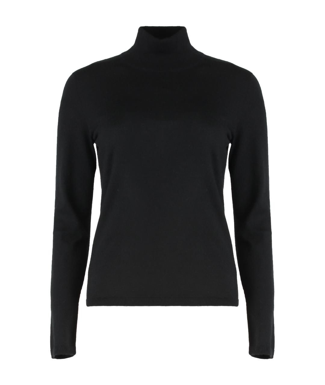 MAX MARA Черная кашемировая водолазка, фото 1