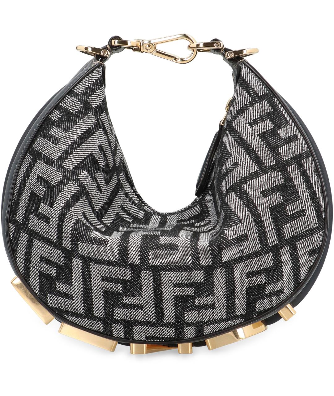 FENDI Мульти тканевая сумка с короткими ручками, фото 2