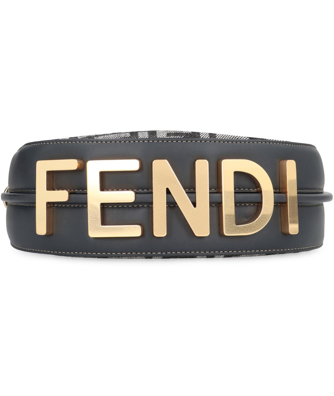 FENDI Мульти тканевая сумка с короткими ручками, фото 5