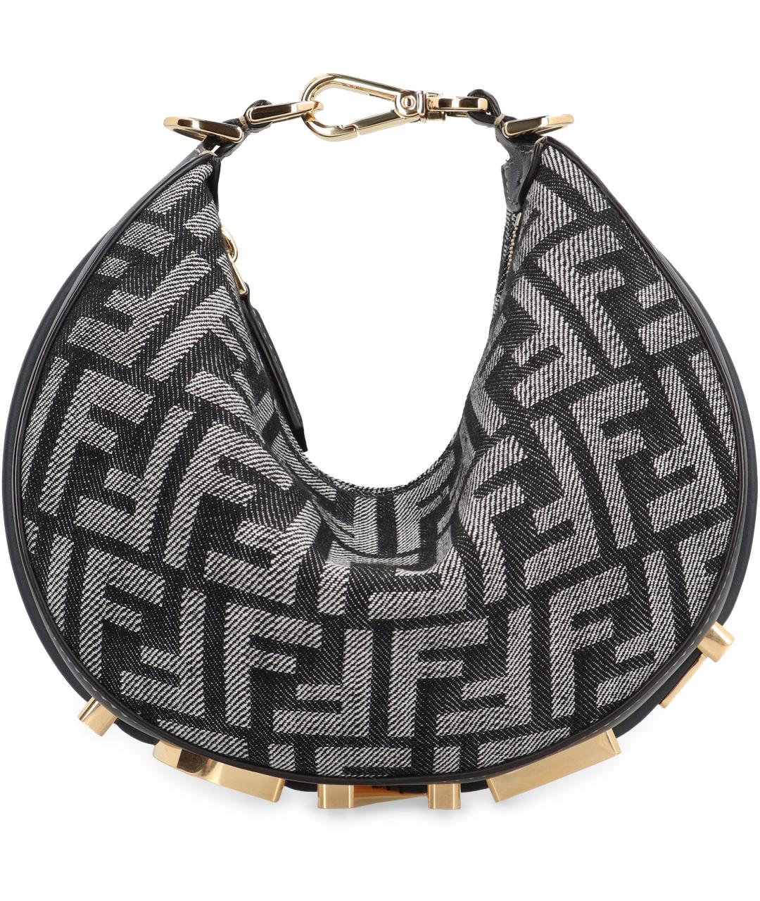 FENDI Мульти тканевая сумка с короткими ручками, фото 4