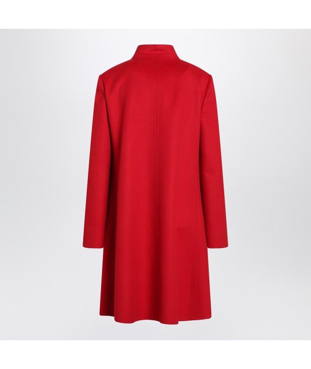 VALENTINO Красное шерстяное пальто, фото 2