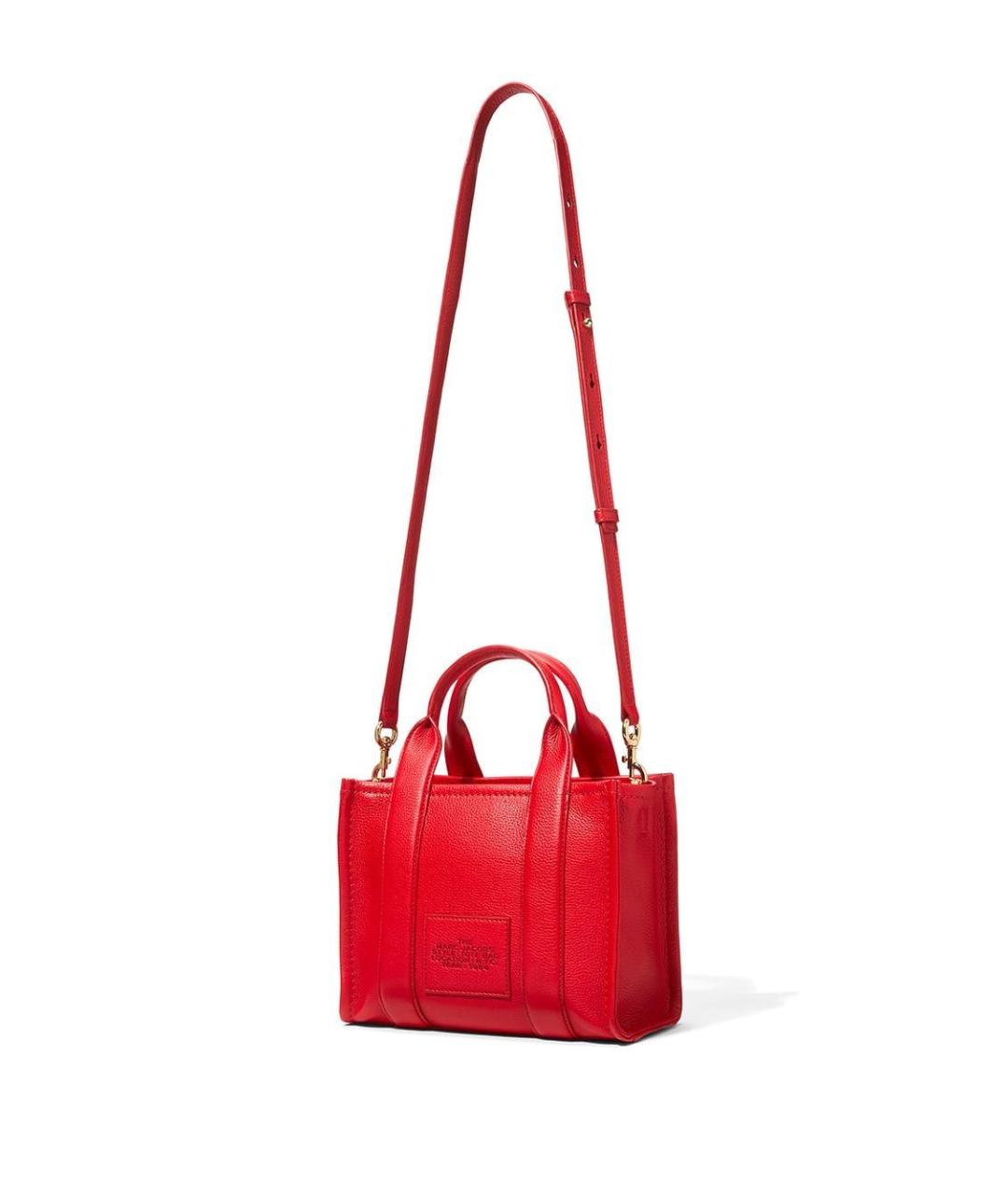 MARC JACOBS Красная кожаная сумка тоут, фото 2
