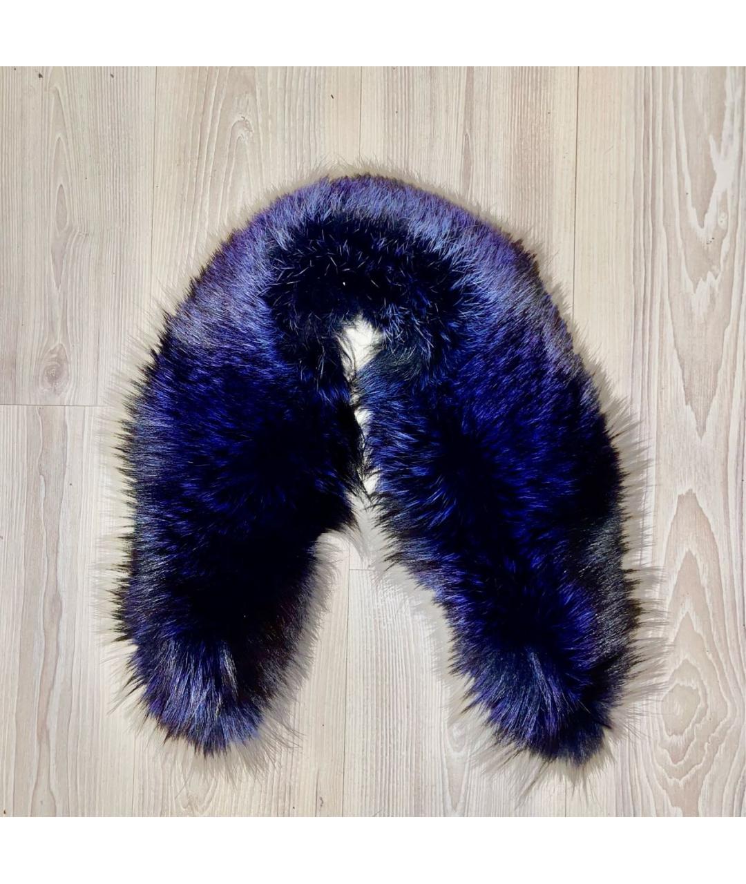 YVES SALOMON Синий воротник, фото 2