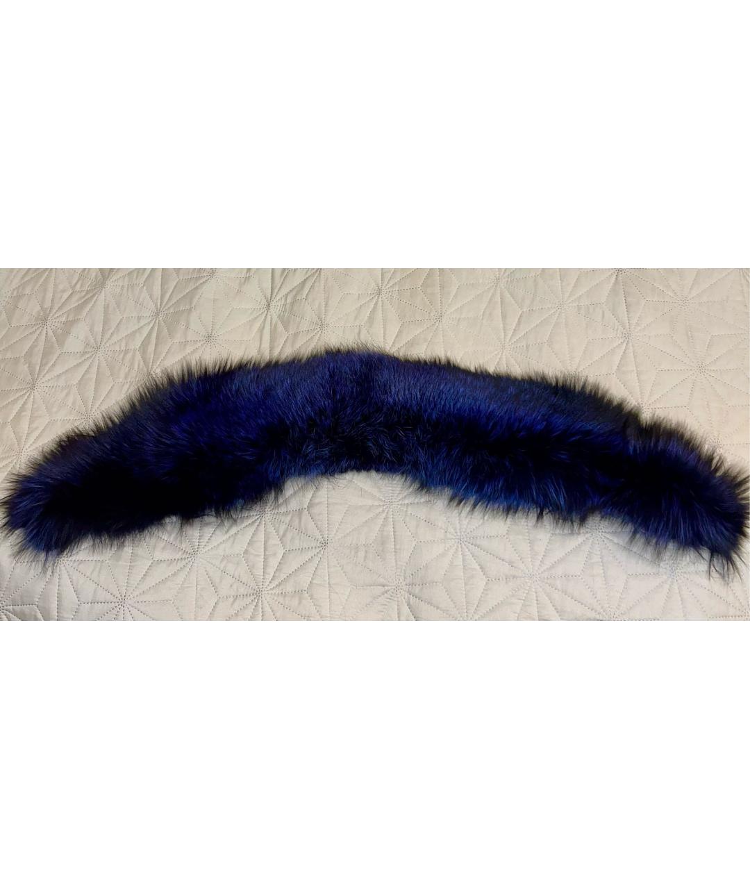 YVES SALOMON Синий воротник, фото 3