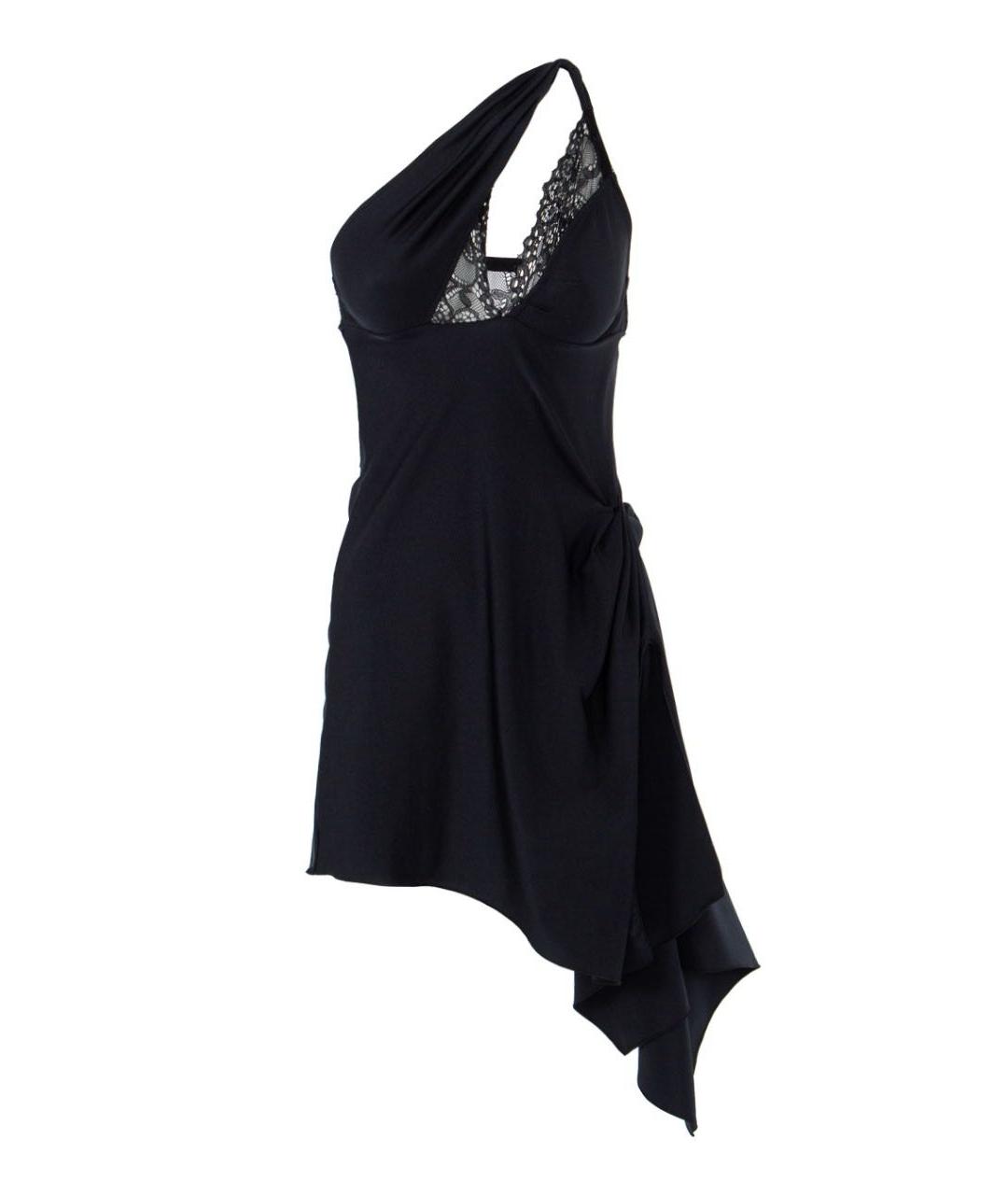 COPERNI Черное полиамидовое коктейльное платье, фото 1