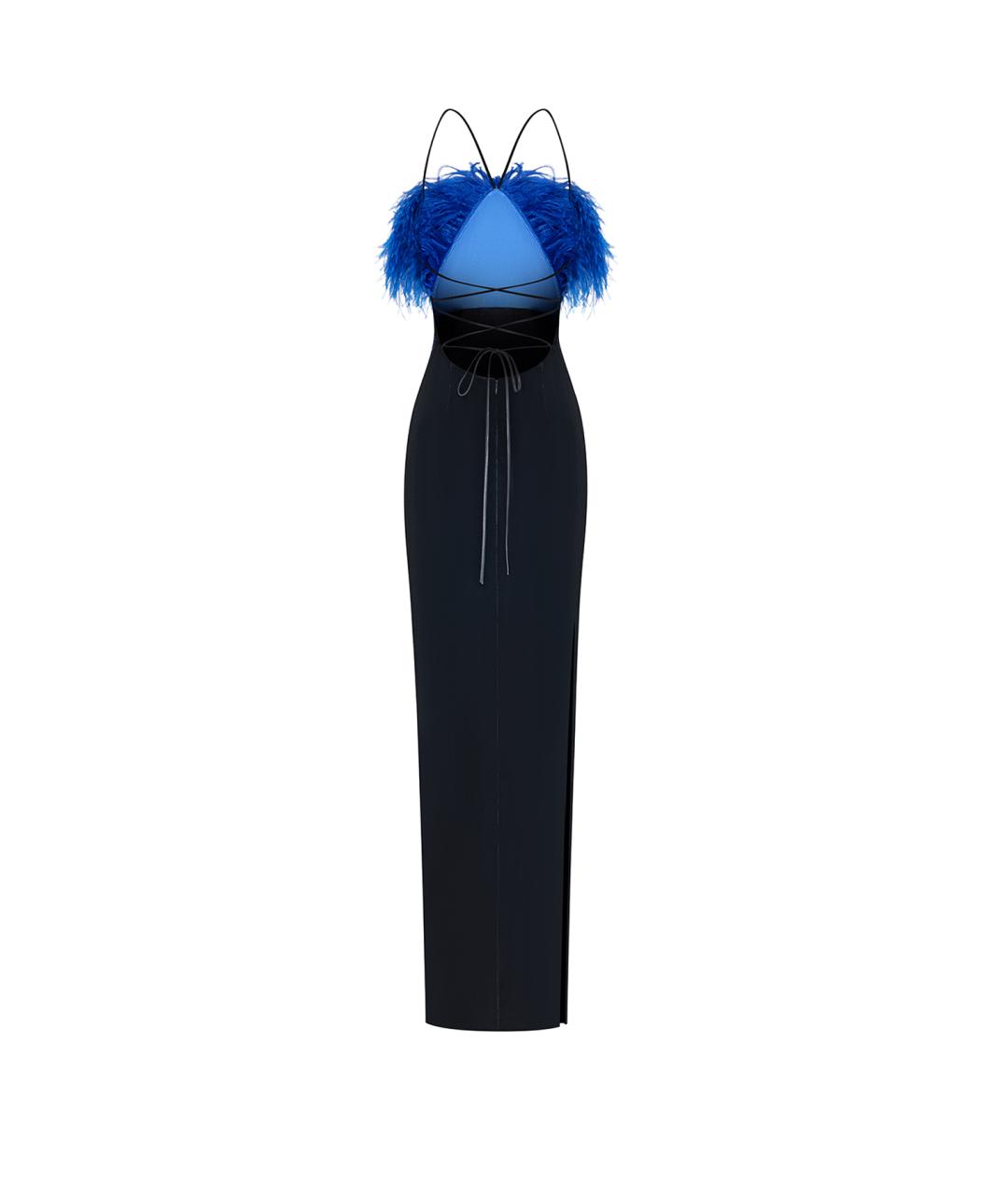 RASARIO Черное бархатное вечернее платье, фото 2