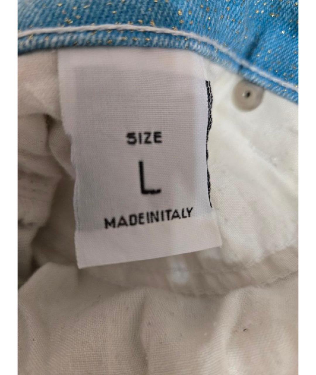 ROBERTO CAVALLI Мульти хлопковые прямые джинсы, фото 5