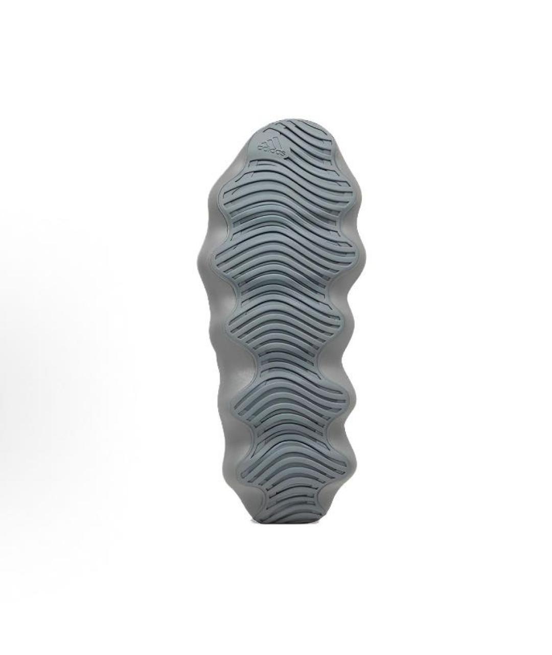 ADIDAS YEEZY Серые текстильные низкие кроссовки / кеды, фото 5