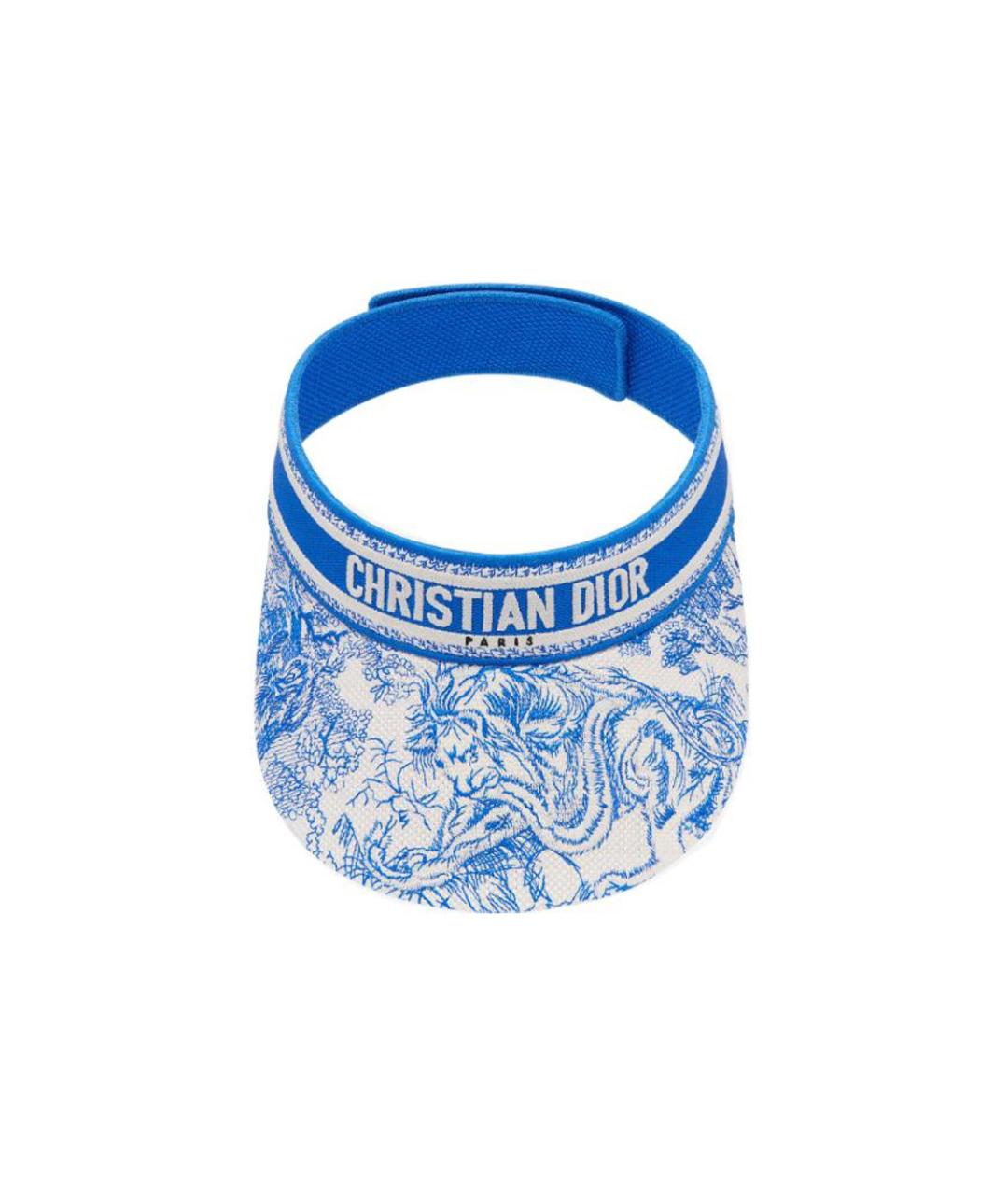 CHRISTIAN DIOR Синяя хлопковая кепка, фото 1