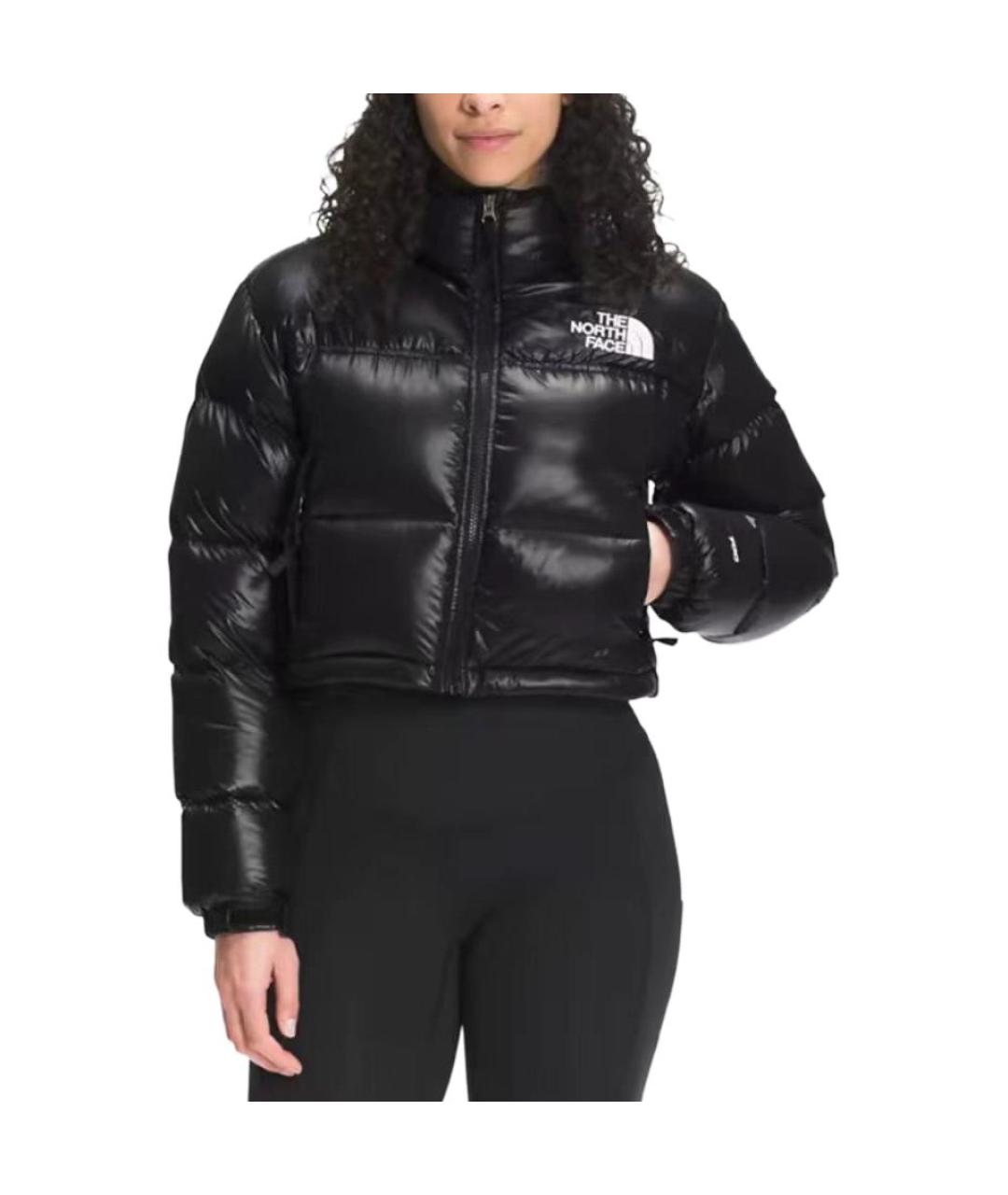 THE NORTH FACE Черный полиамидовый пуховик, фото 5