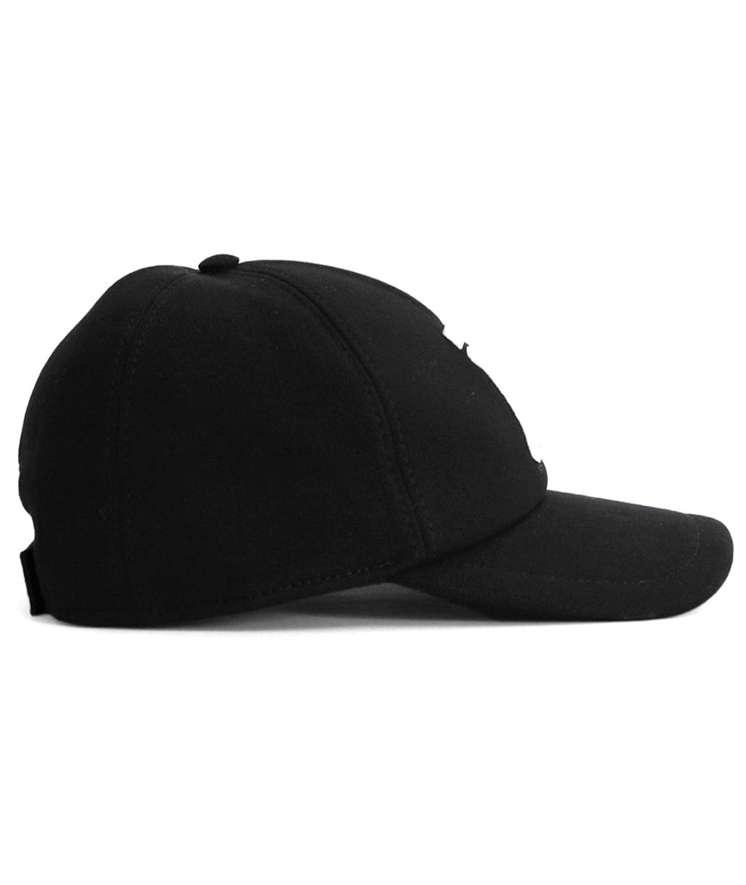 BURBERRY Черная хлопковая кепка, фото 3