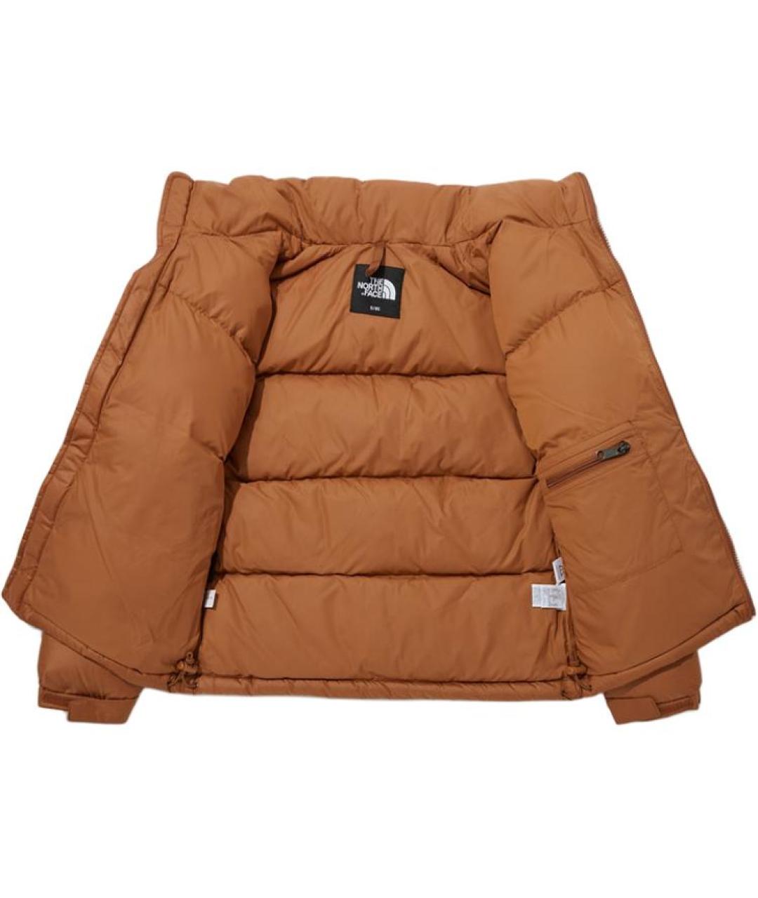 THE NORTH FACE Коричневый пуховик, фото 3