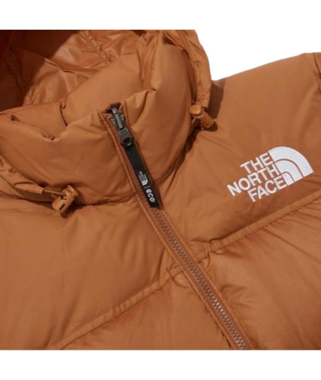 THE NORTH FACE Коричневый пуховик, фото 4