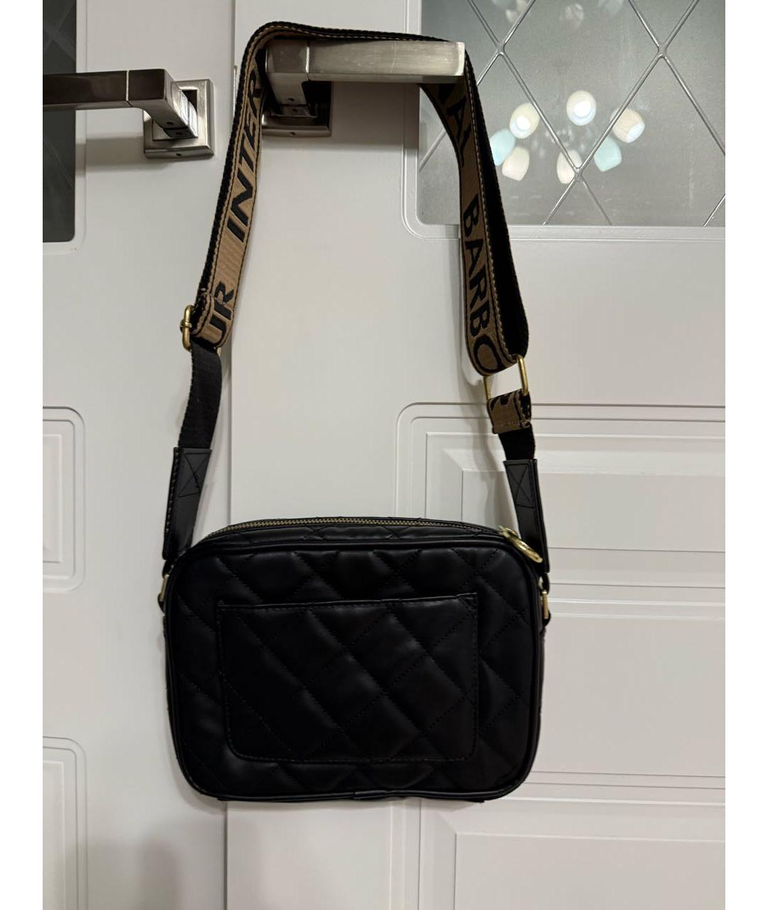 BARBOUR Черная сумка через плечо из искусственной кожи, фото 2