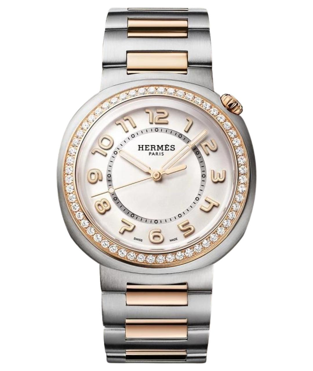 HERMES Серебряные часы из розового золота, фото 1