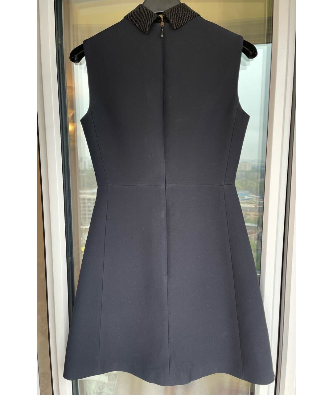 CHRISTIAN DIOR Мульти шерстяное повседневное платье, фото 2