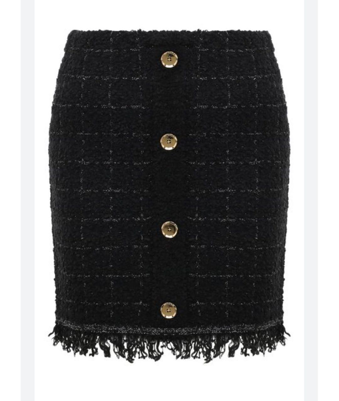 PINKO Черный шерстяной костюм с юбками, фото 2