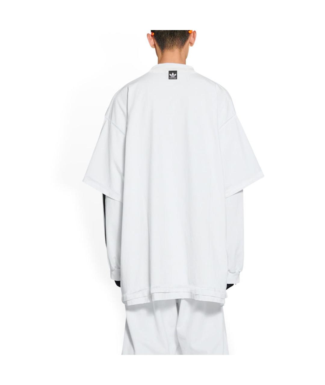 BALENCIAGA Белая футболка, фото 5