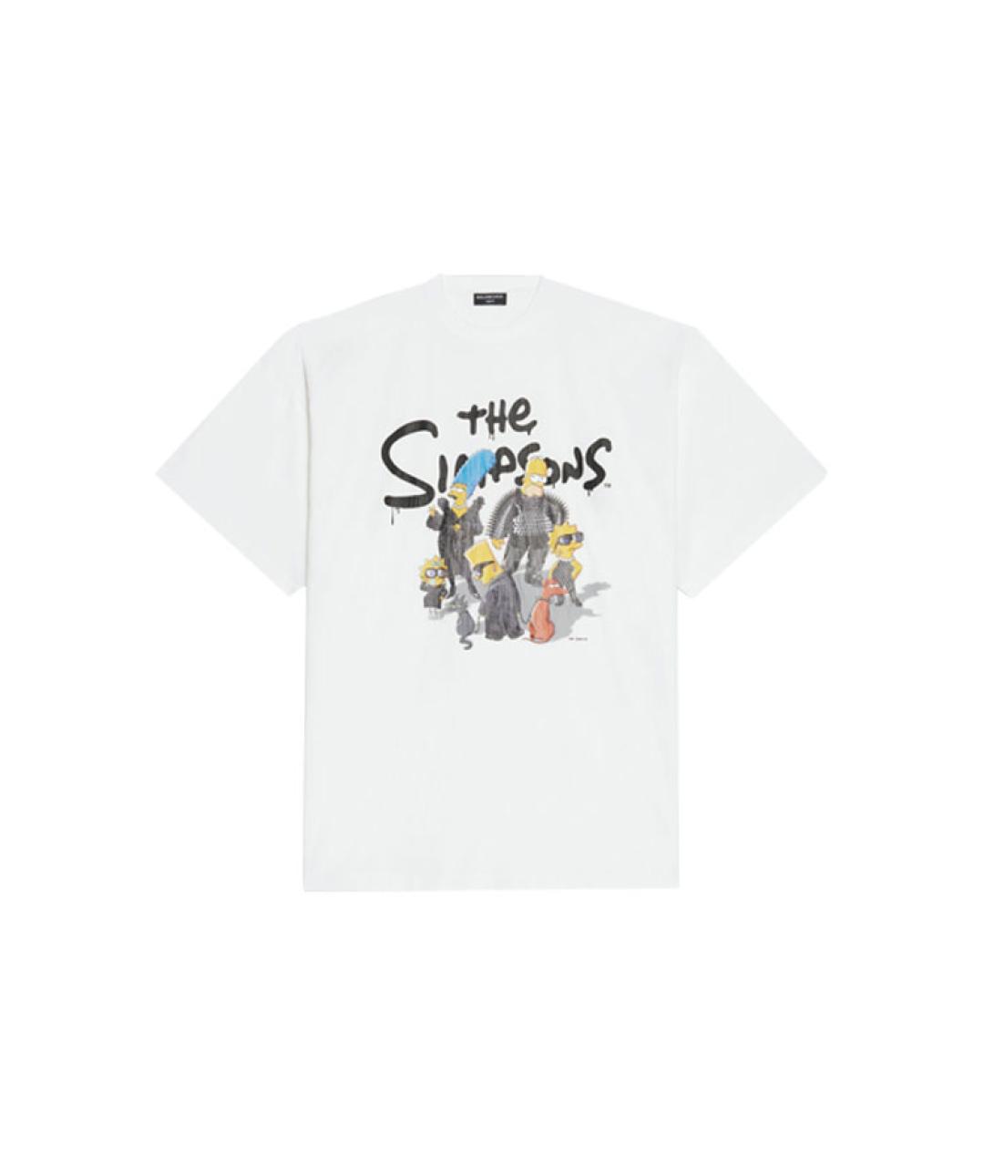 BALENCIAGA Белая футболка, фото 7