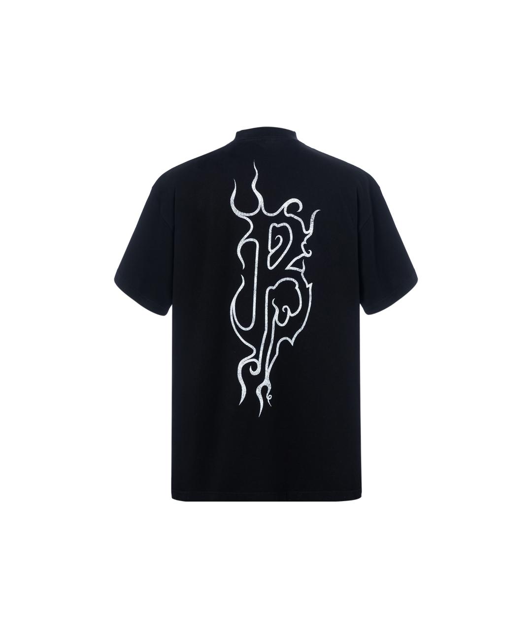 BALENCIAGA Черная футболка, фото 2