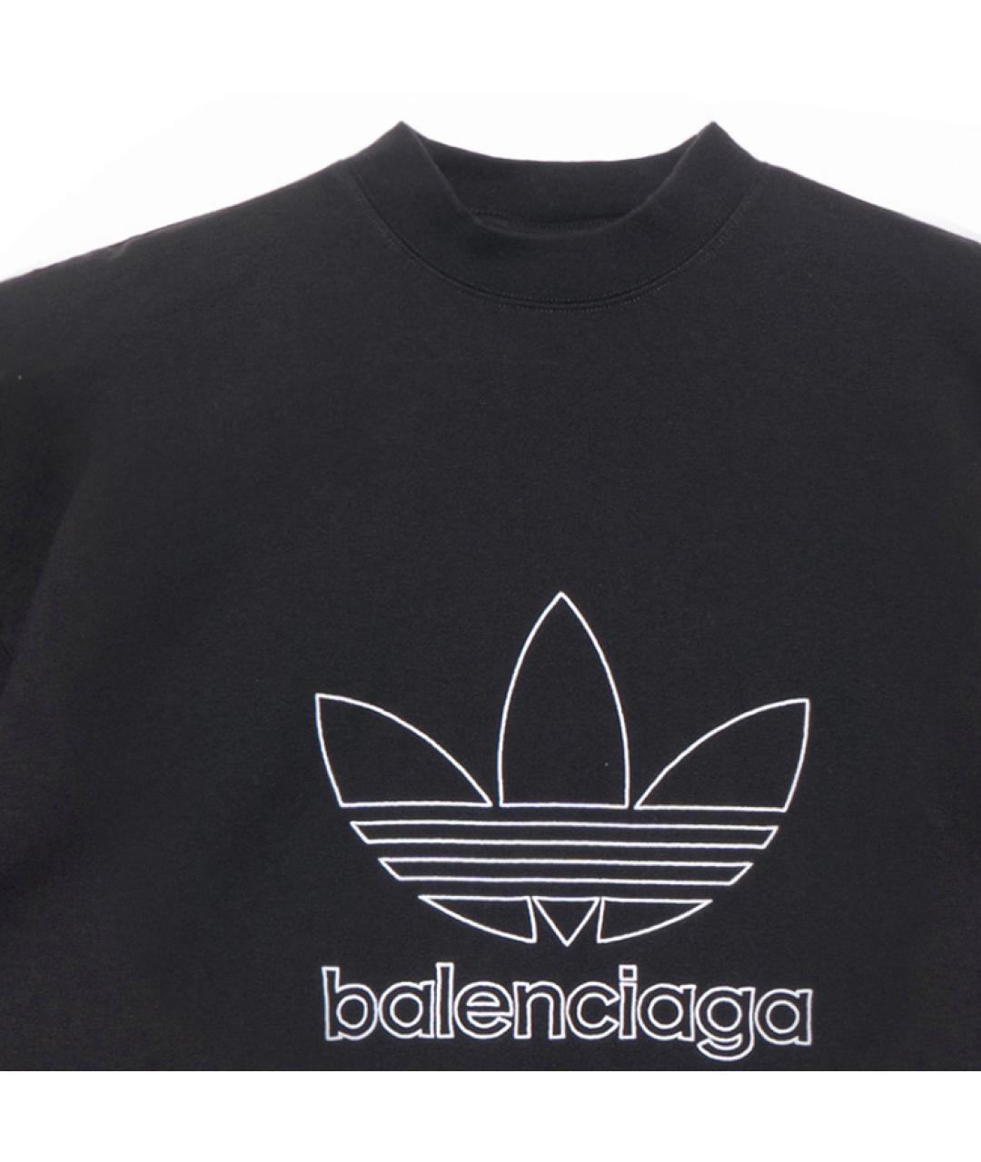 BALENCIAGA Черная футболка, фото 6
