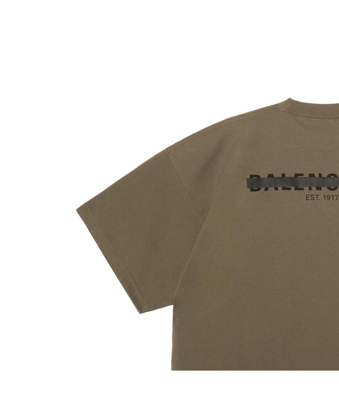 BALENCIAGA Зеленая футболка, фото 6