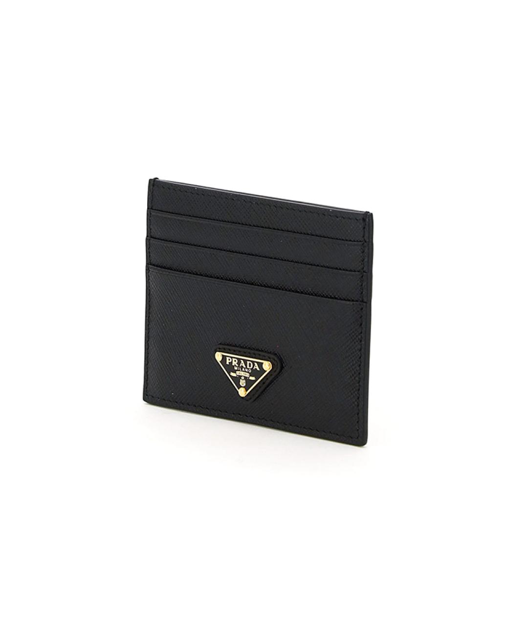 PRADA Черный кожаный кардхолдер, фото 3