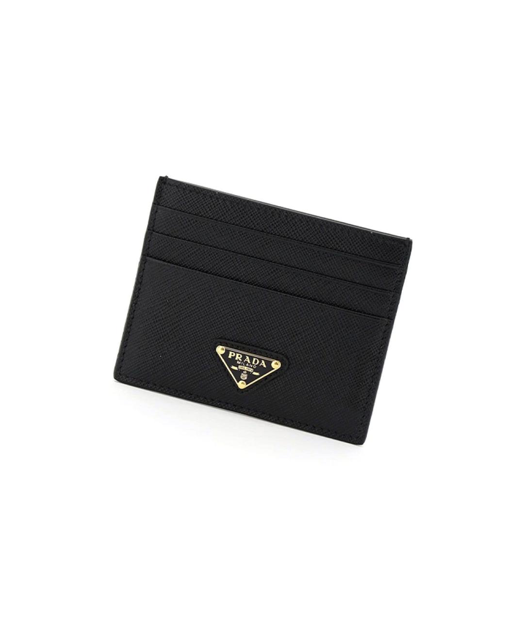 PRADA Черный кожаный кардхолдер, фото 4