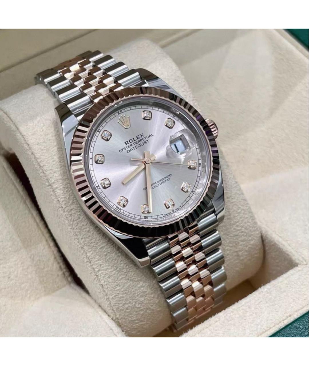 ROLEX Серебряные часы, фото 4