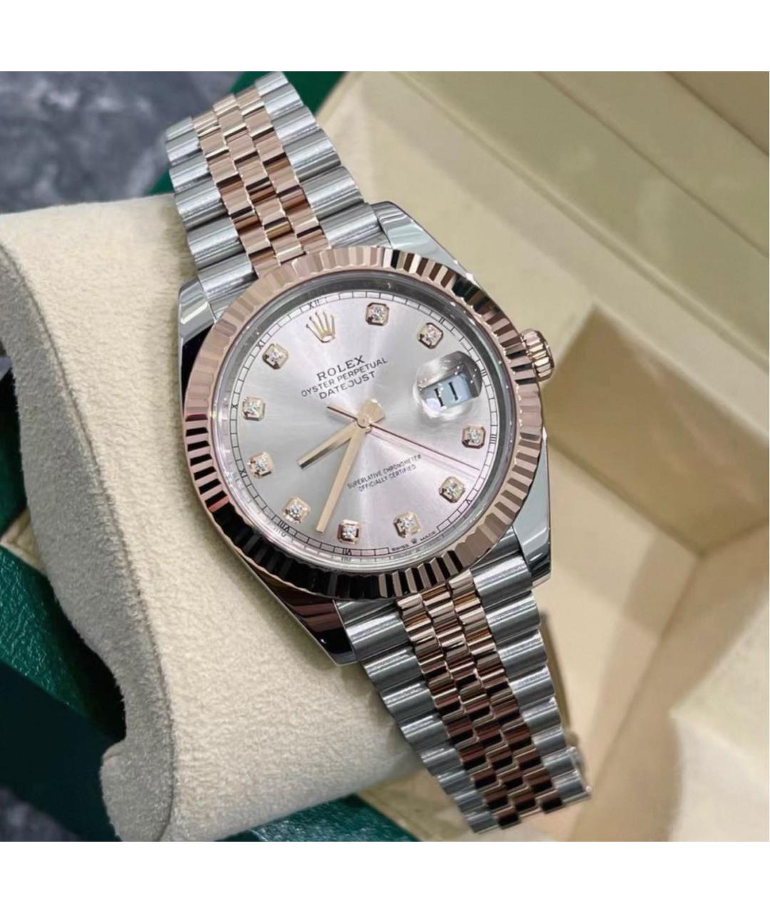 ROLEX Серебряные часы, фото 2