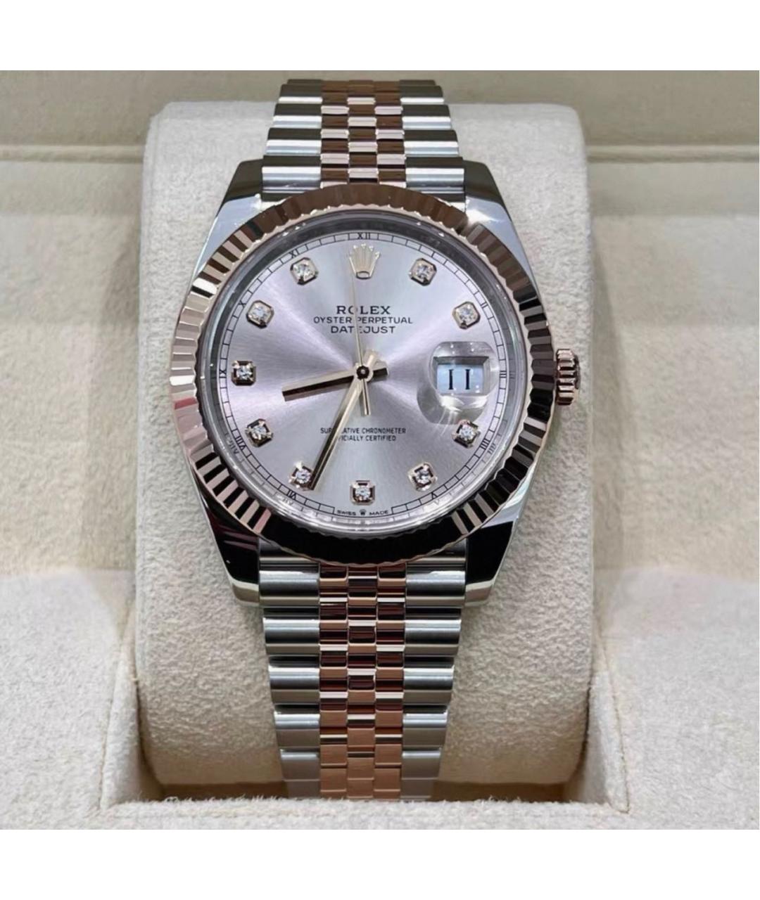 ROLEX Серебряные часы, фото 3