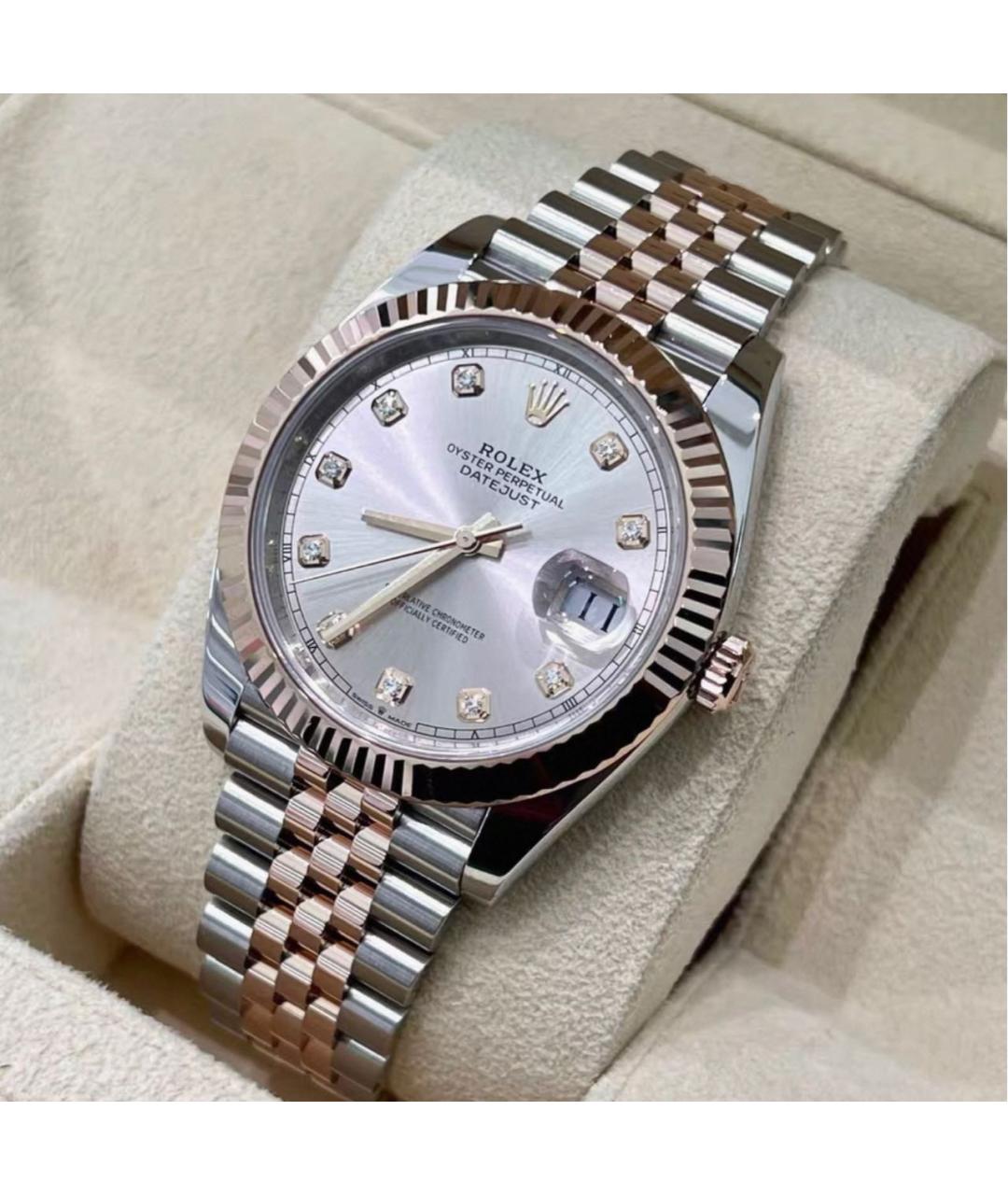 ROLEX Серебряные часы, фото 5