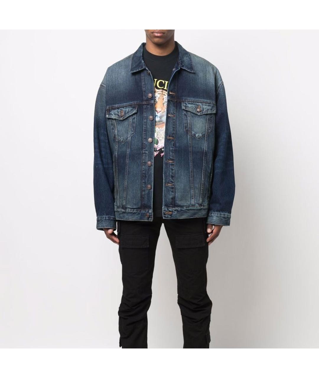 BALENCIAGA Синяя куртка, фото 6