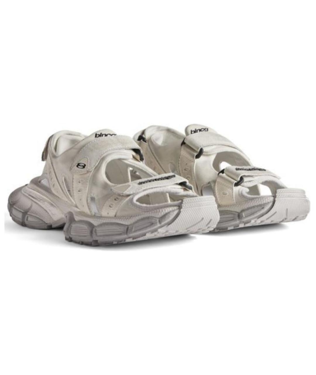 BALENCIAGA Бежевые сандалии, фото 3