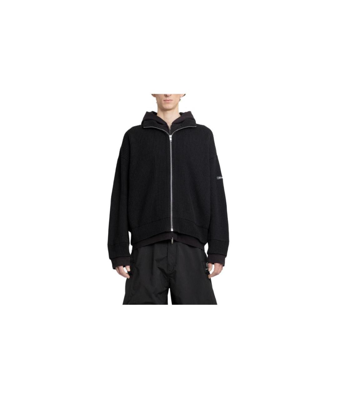 BALENCIAGA Черный джемпер / свитер, фото 3