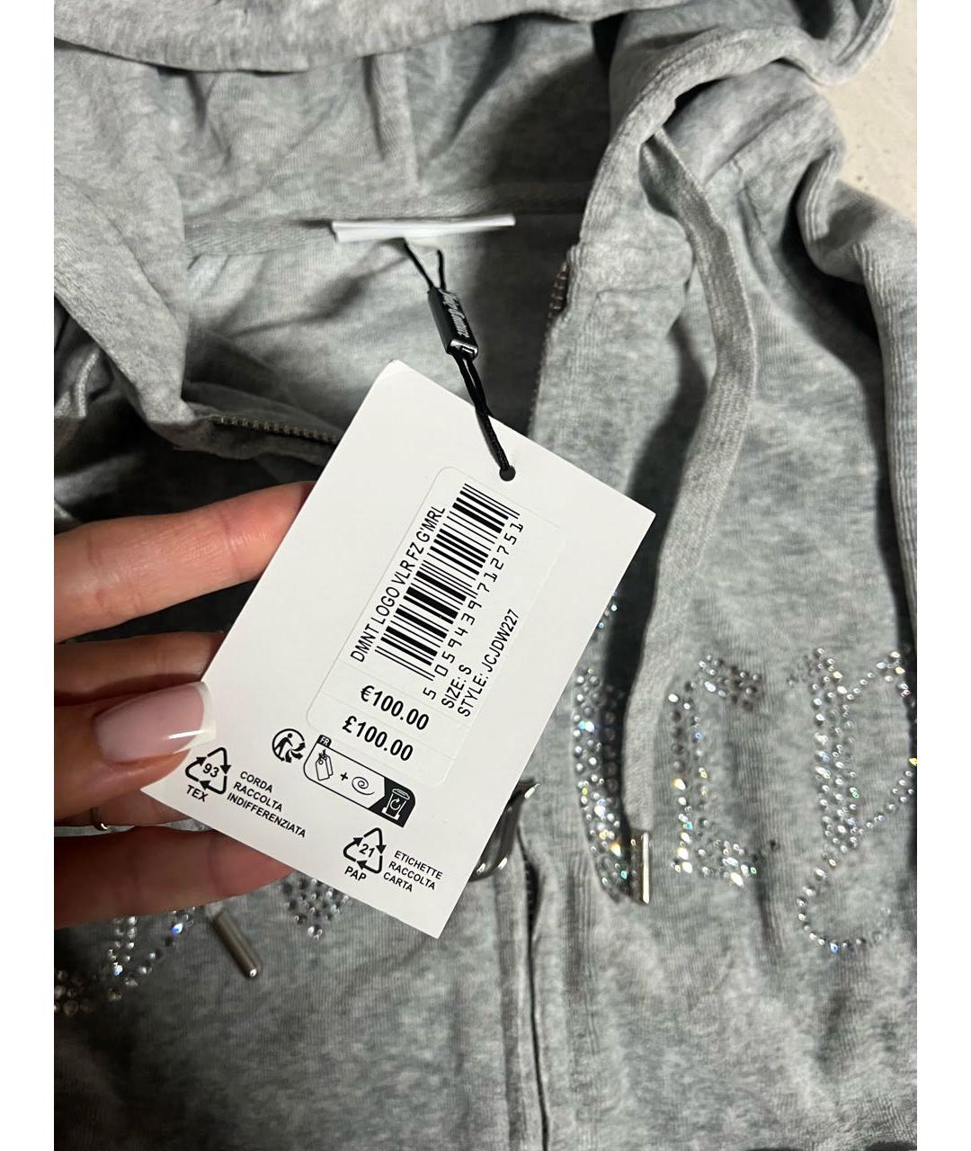 JUICY COUTURE Серый хлопковый спортивные костюмы, фото 5