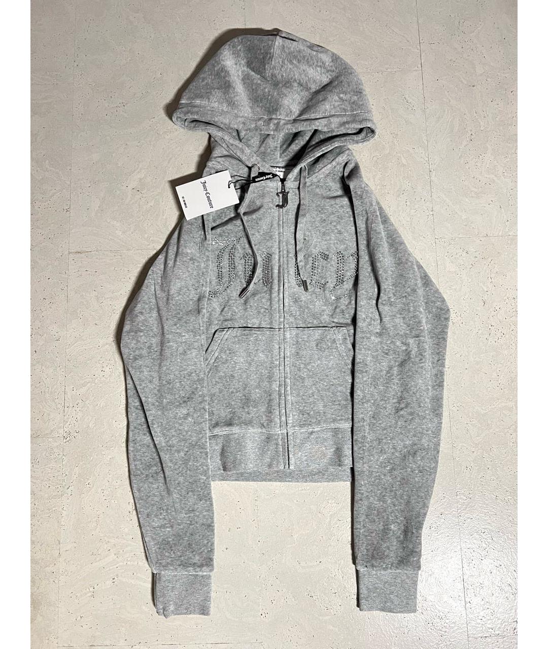 JUICY COUTURE Серый хлопковый спортивные костюмы, фото 2