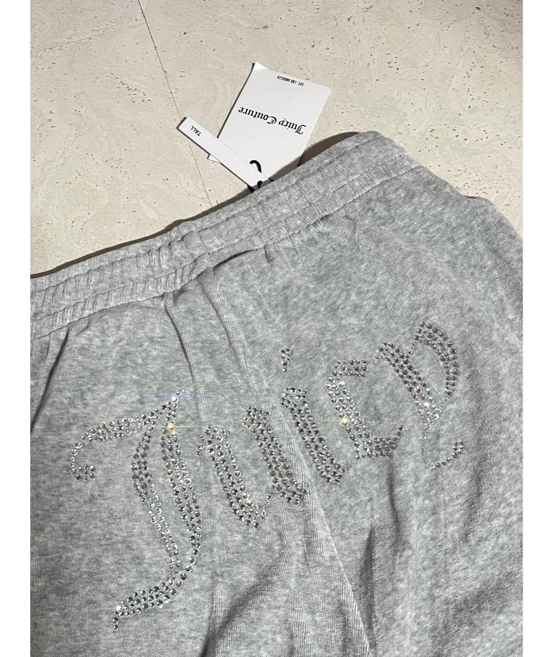 JUICY COUTURE Серый хлопковый спортивные костюмы, фото 8