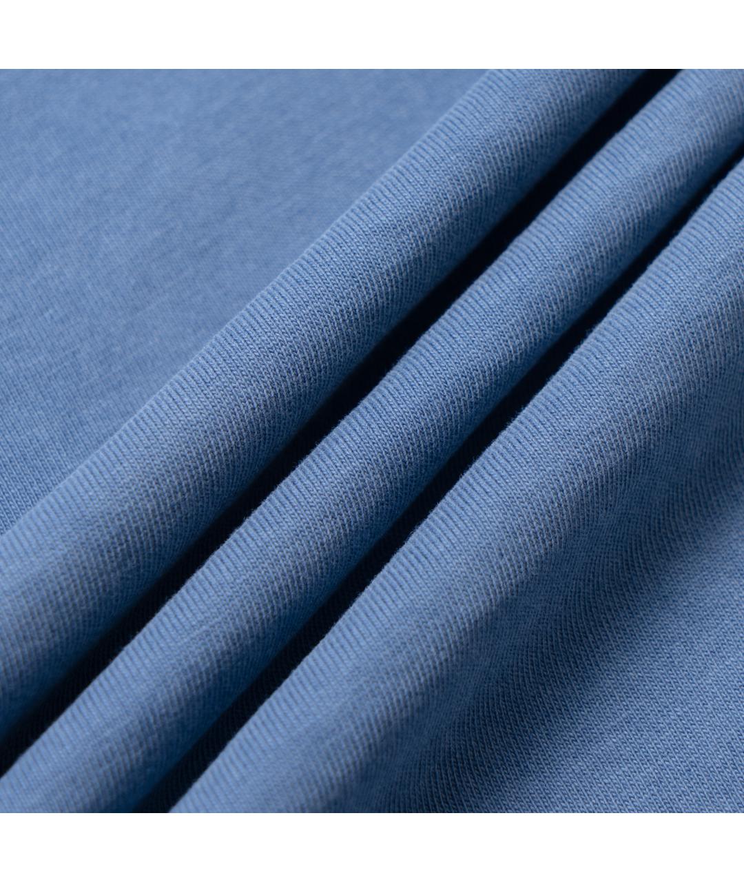 BALENCIAGA Синяя хлопковая футболка, фото 5