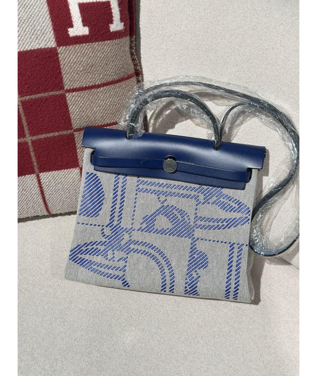 HERMES Мульти кожаная сумка с короткими ручками, фото 8