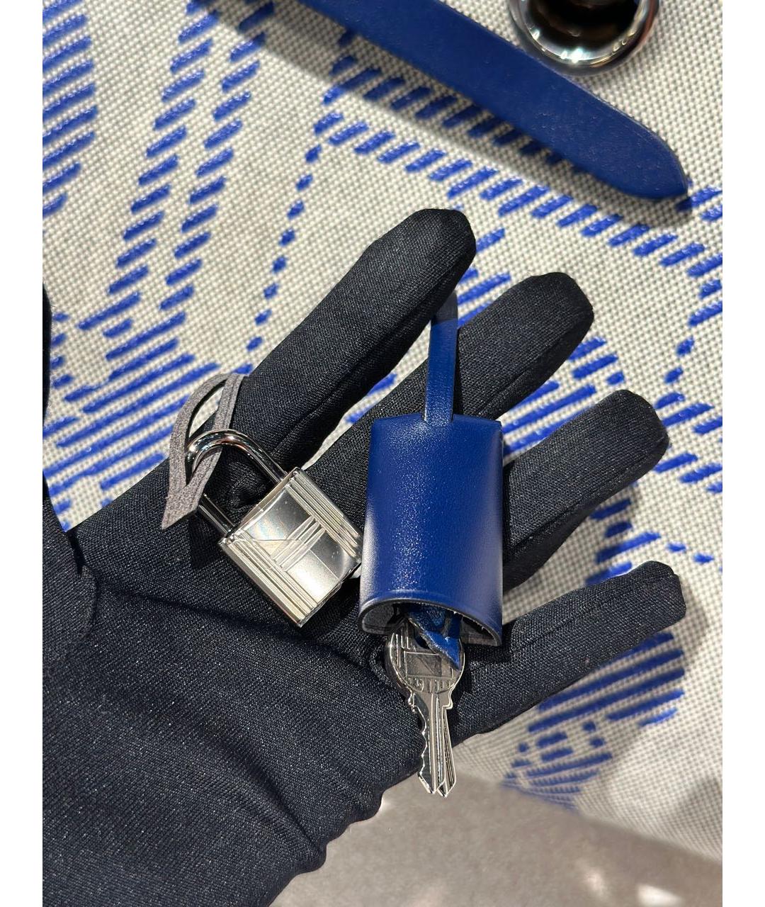 HERMES Мульти кожаная сумка с короткими ручками, фото 6