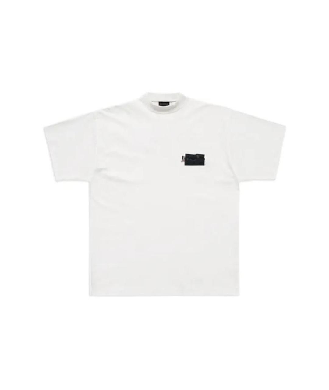 BALENCIAGA Бежевая футболка, фото 1