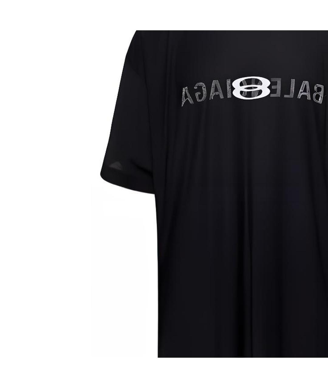 BALENCIAGA Черная футболка, фото 6