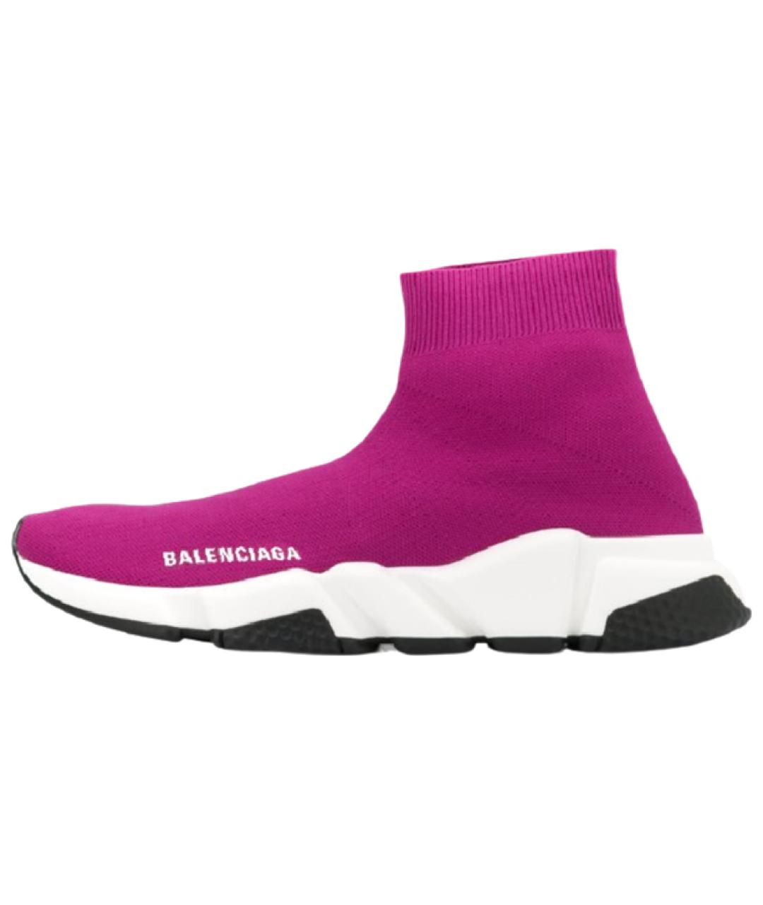 BALENCIAGA Фуксия кроссовки, фото 2