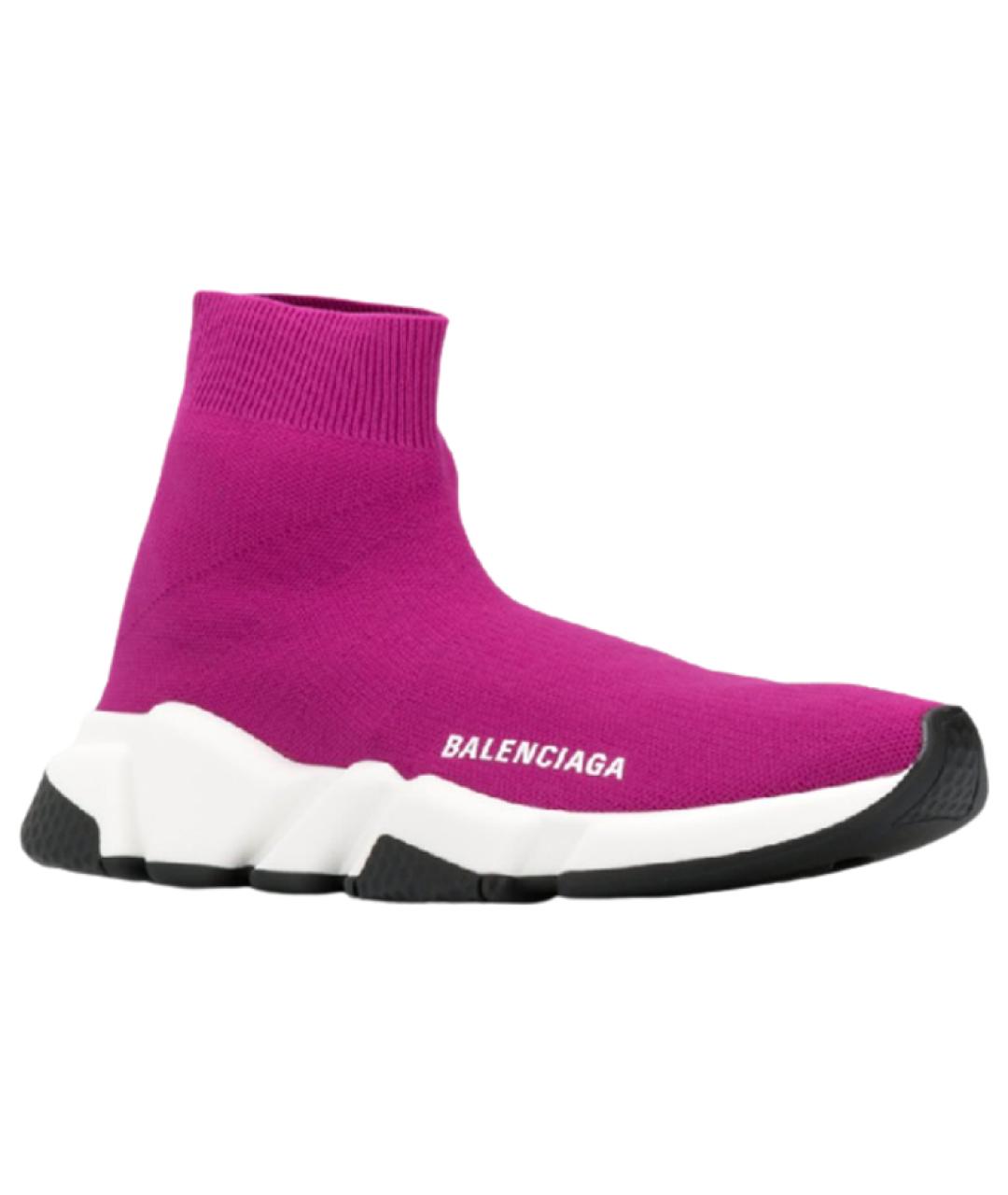 BALENCIAGA Фуксия кроссовки, фото 3