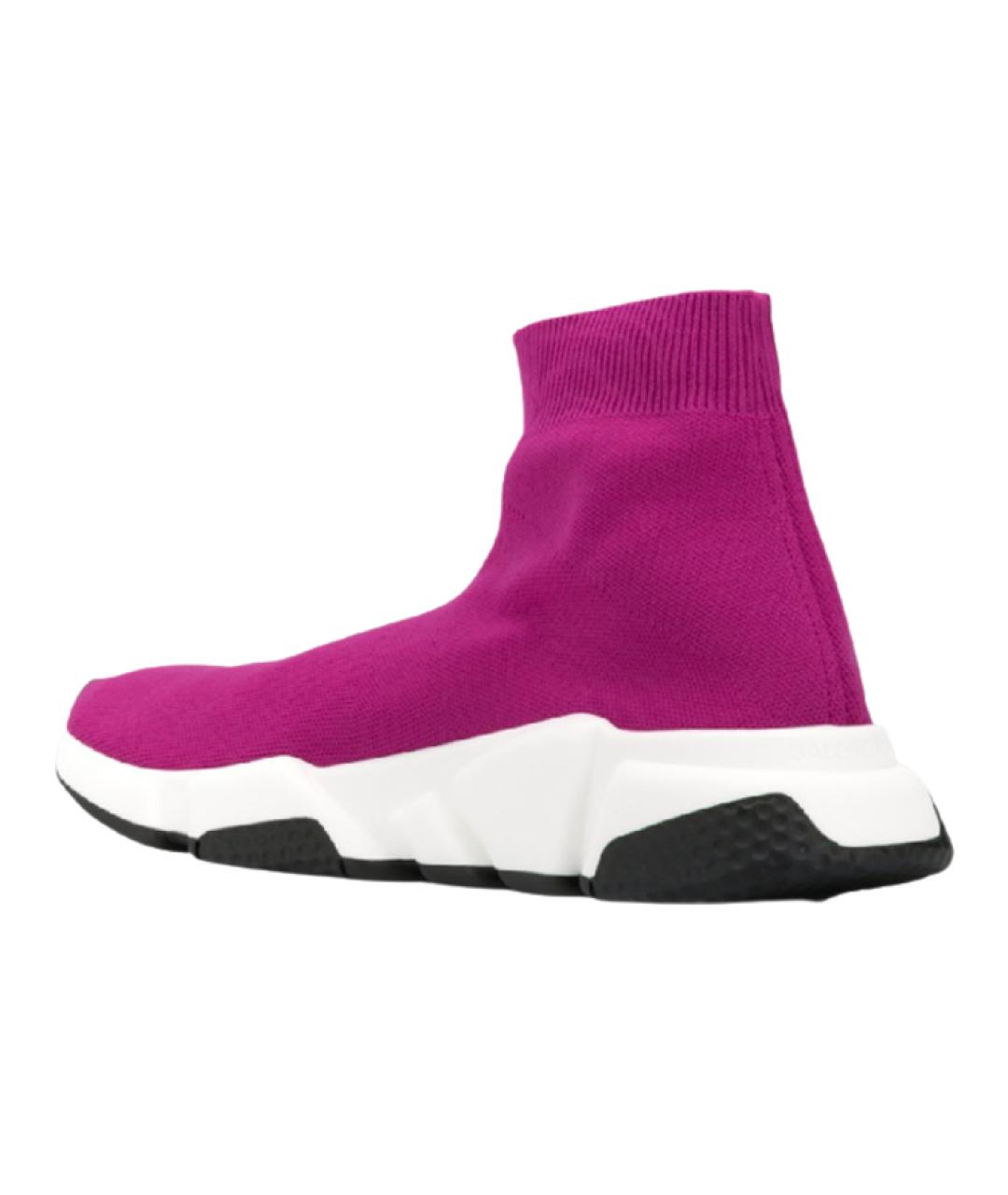 BALENCIAGA Фуксия кроссовки, фото 4