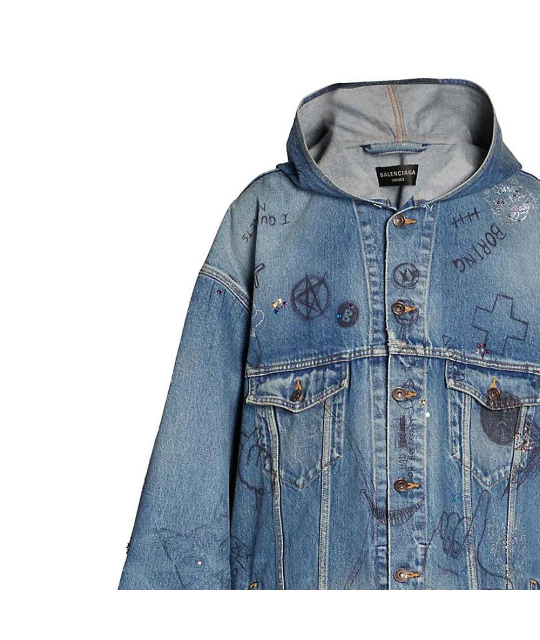 BALENCIAGA Синяя куртка, фото 6